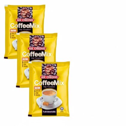Trial Pack - Aik Cheong 3-in-1 Brown Coffee Mix (3 Sachets x 18g)