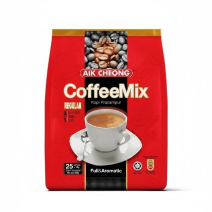 Aik Cheong 3-in-1 Brown Coffee Mix Regular (25 Sachets x 18g)