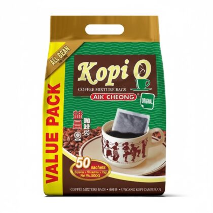 AIK CHEONG Kopi O Bag (10g x 50 sachets) - Original Value Pack